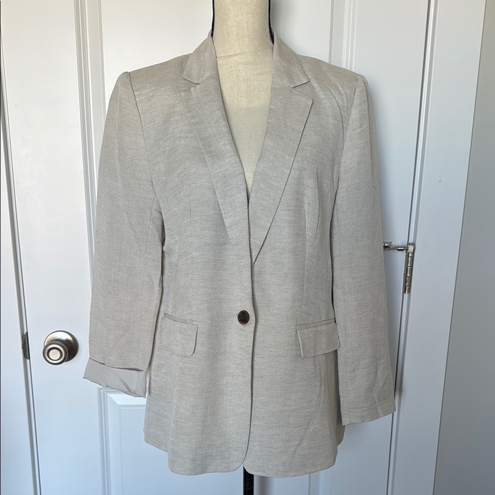 Loft Linen Blend Blazer